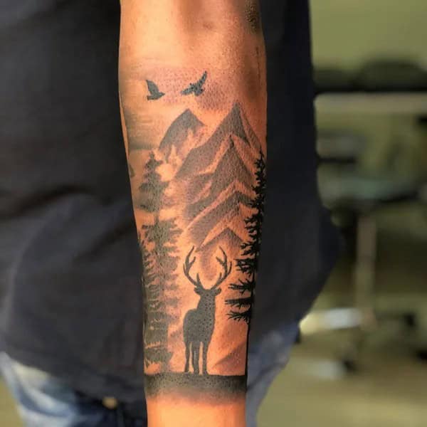 Nature Forest Tattoo