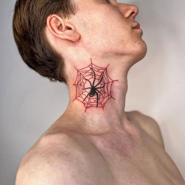 Spider Web Prison Tattoo