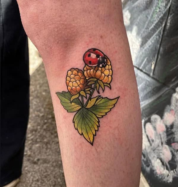 Cute Ladybug Tattoo