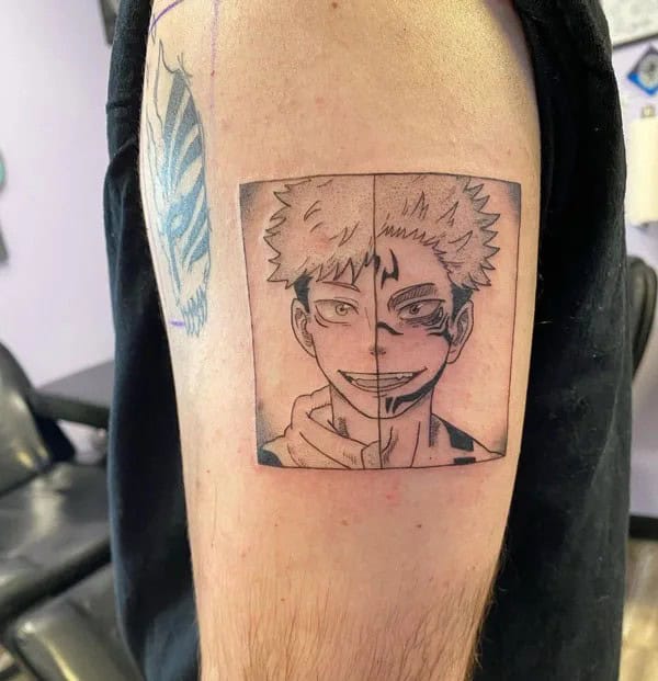 Itadori and Sukuna Tattoo