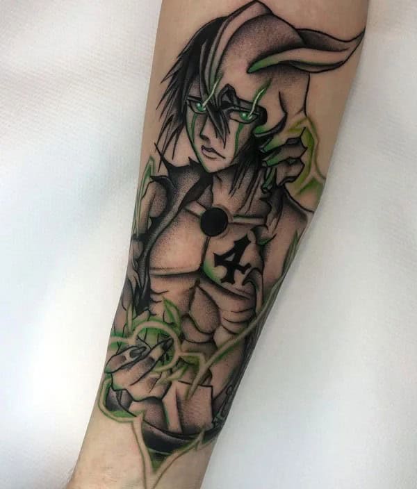 Anime Foot Tattoo