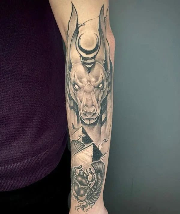 Egyptian Forearm Tattoo