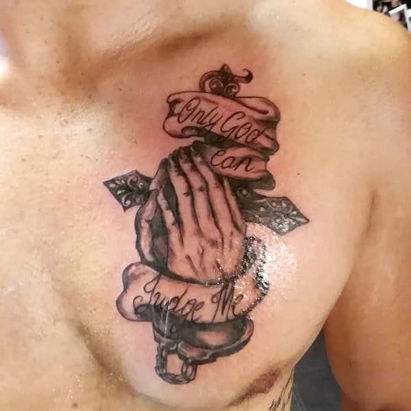 More Unique “Only God Can Judge Me” Tattoos To Take Inspiration From