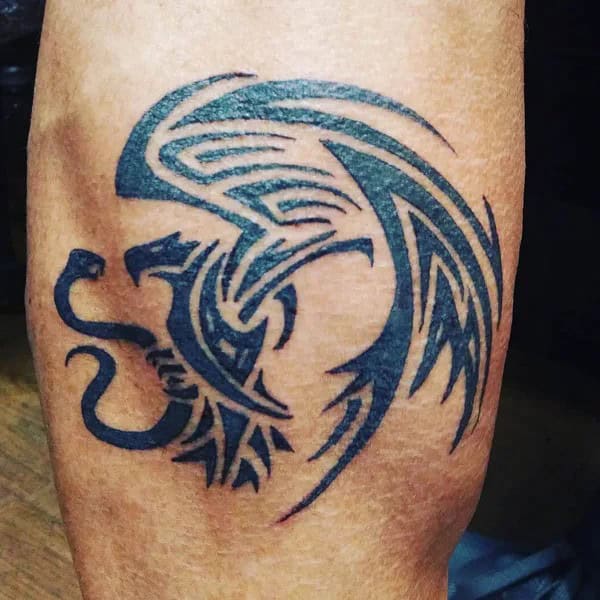 Tribal Eagle Tattoo