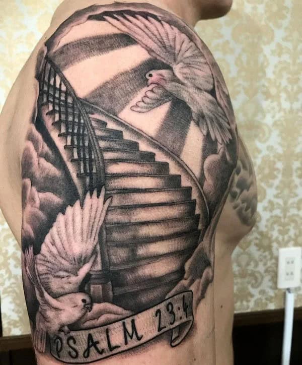 More Unique Stairway To Heaven Tattoo Ideas To Wear in 2024