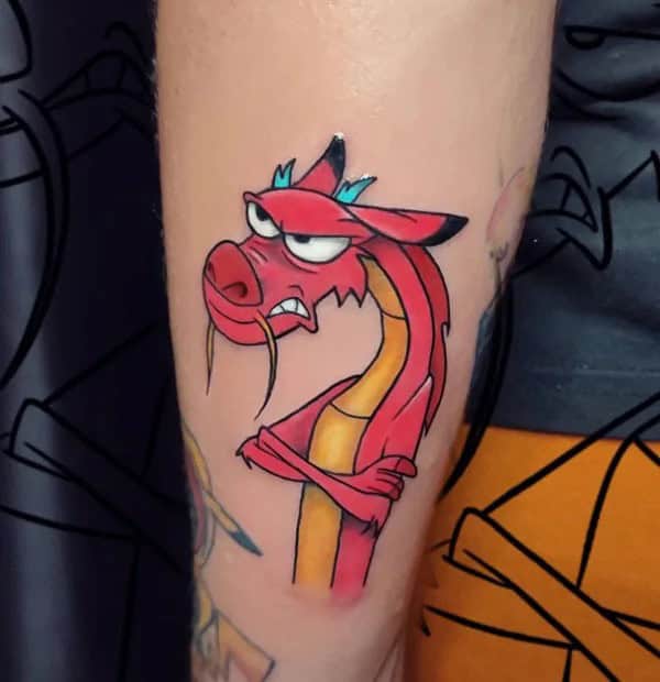 Anime Foot Tattoo