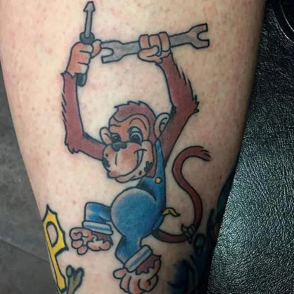 Grease Monkey Tattoo