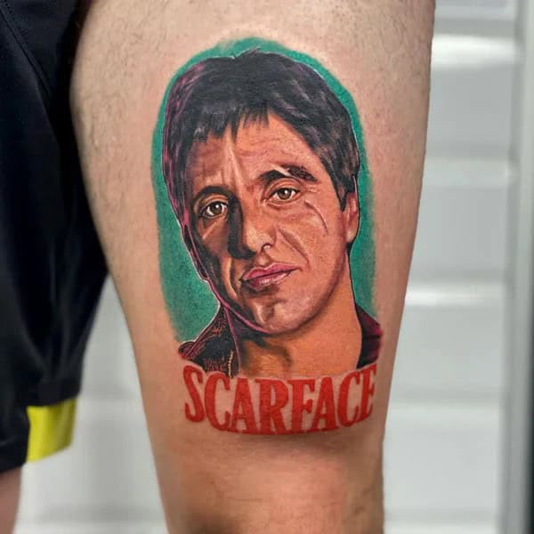 Al Pacino Scarface Tattoo