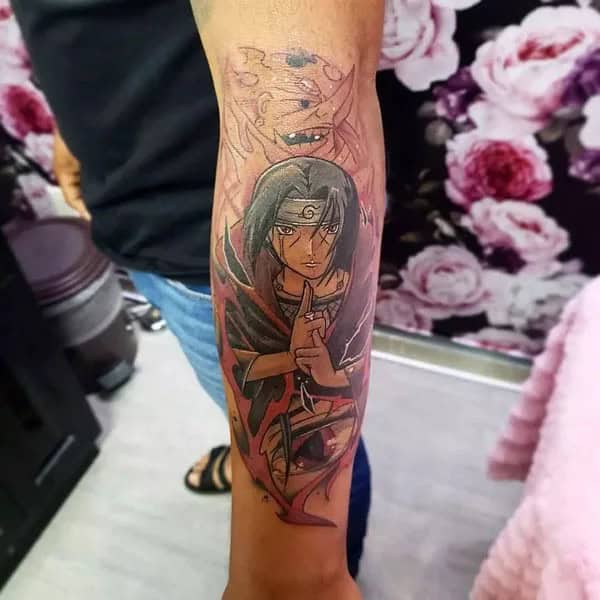 Itachi Hand Tattoo