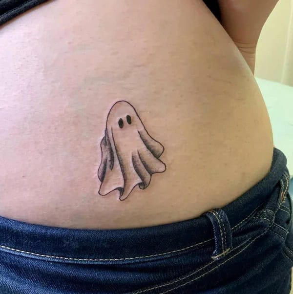 Bite Me Butt Tattoo