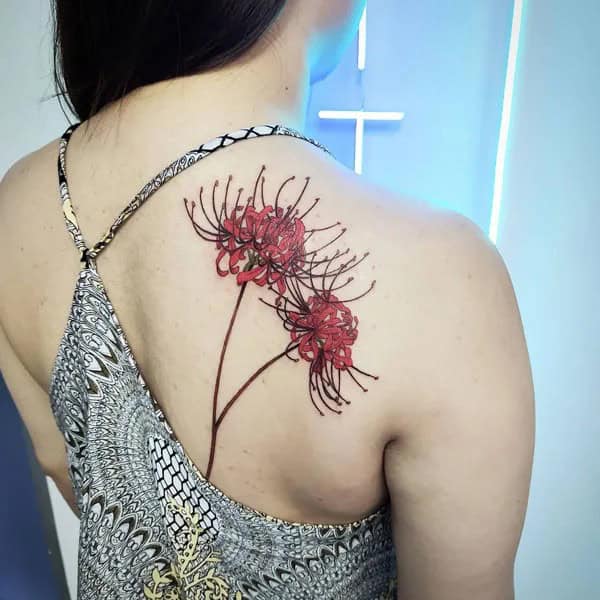 Demon Slayer Spider Lily Tattoo