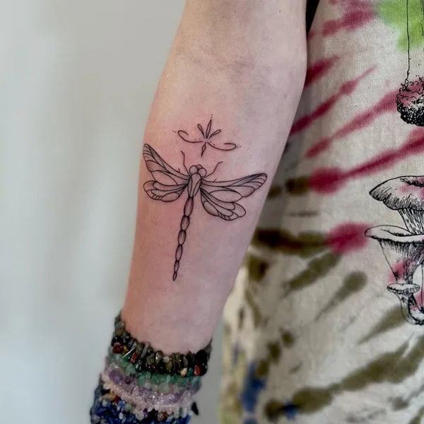 More Sublime Entries Of Dragonfly Tattoos