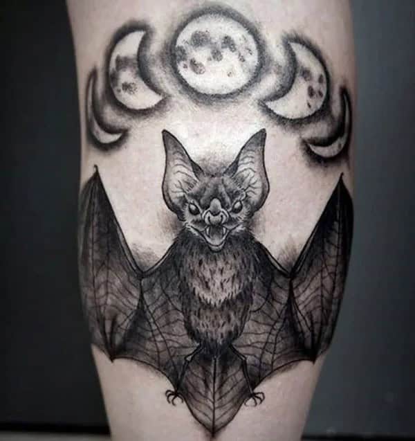 Bat Tattoo On Hand