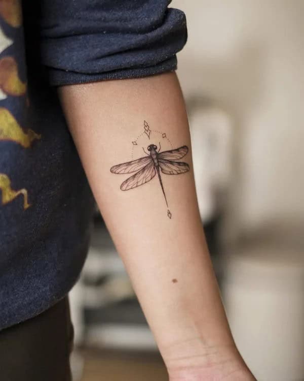 More Sublime Entries Of Dragonfly Tattoos