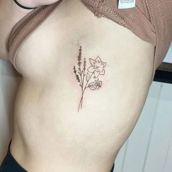 Whale Side Boob Tattoo