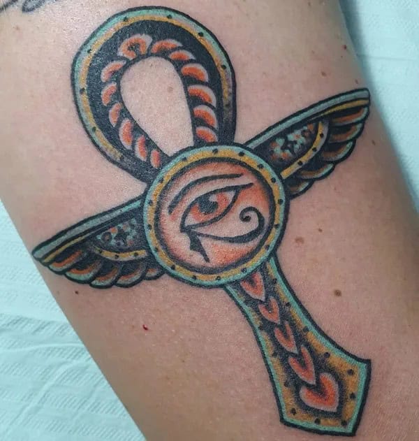 Traditional Ankh Tattoo