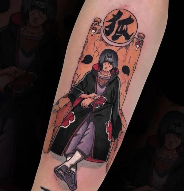 Itachi Hand Tattoo