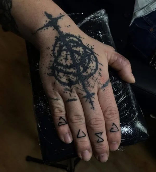 Elden Ring Tattoo on Hand