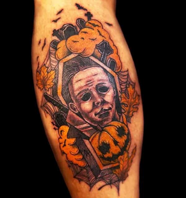 Old School Horror Tattoo