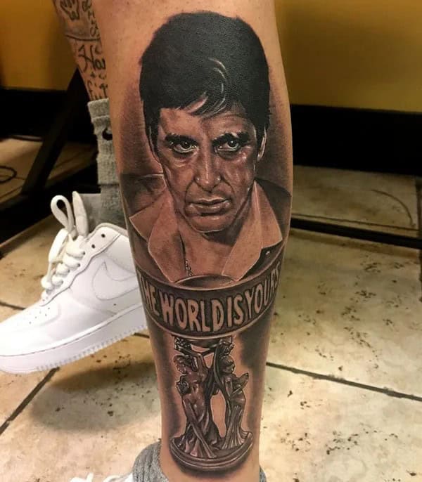 Al Pacino Scarface Tattoo