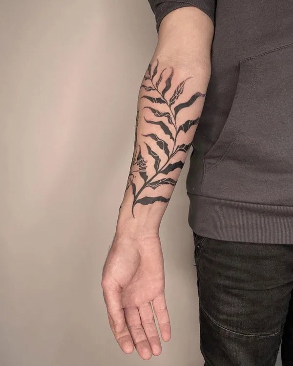 Black Leaf Tattoo