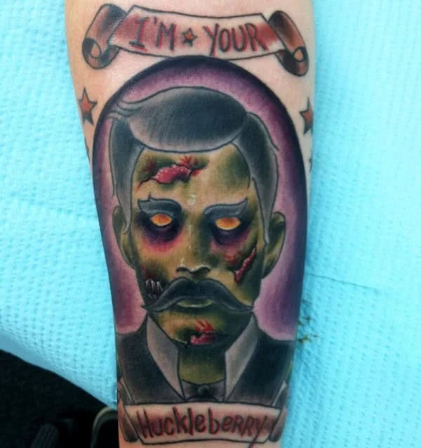 Doc Holliday Zombie Tattoo