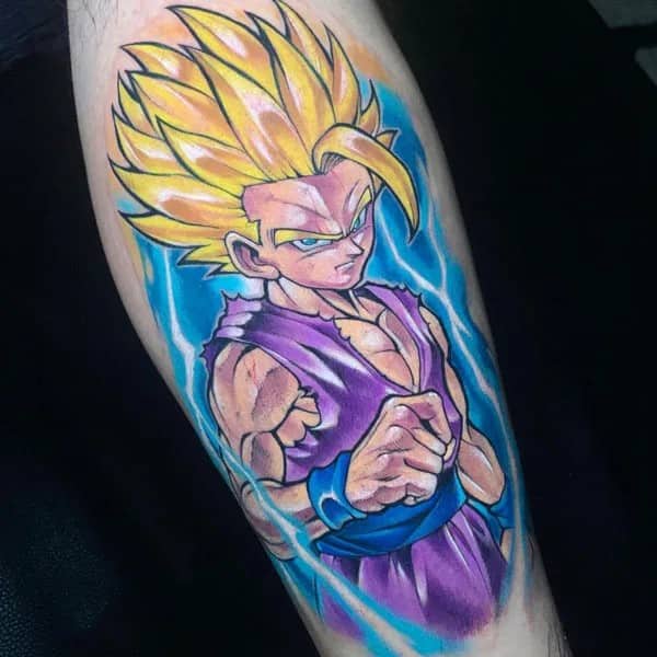 Anime Foot Tattoo