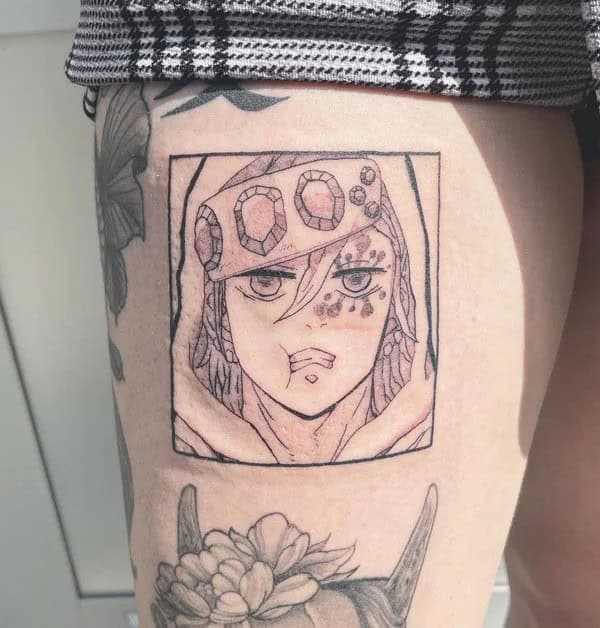 Anime Foot Tattoo