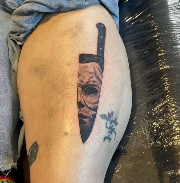 Michael Myers House Tattoo