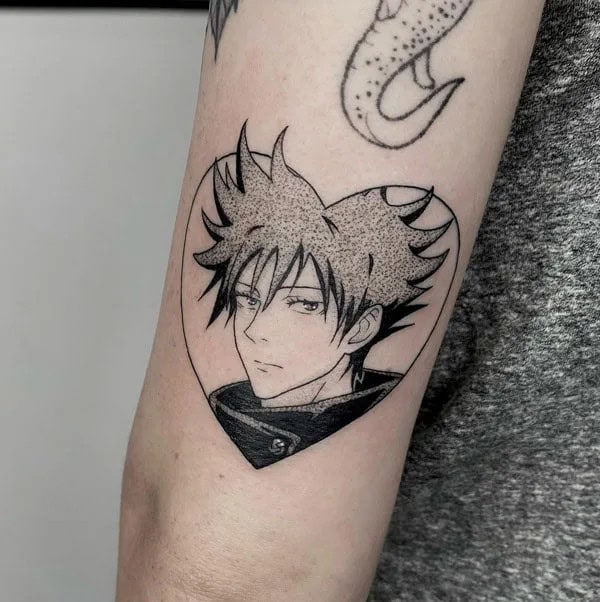 “Jujutsu Kaisen” Neck Tattoo