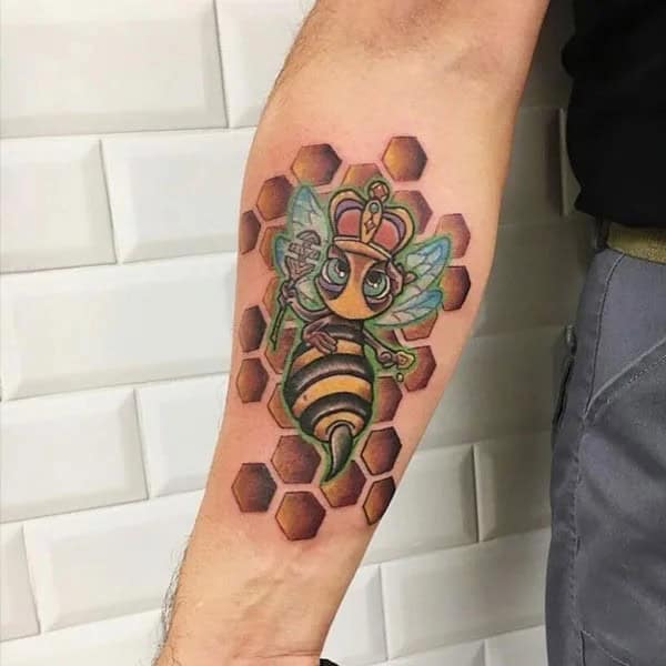 Queen Bee Tattoo