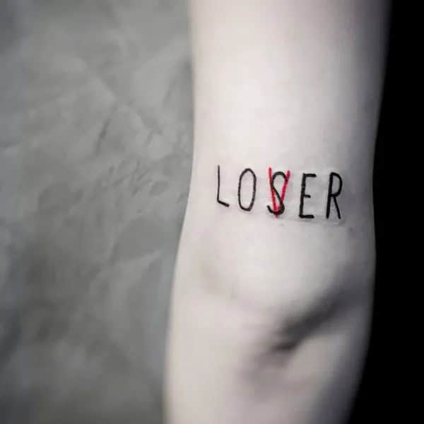 Evil Loser Lover tattoo