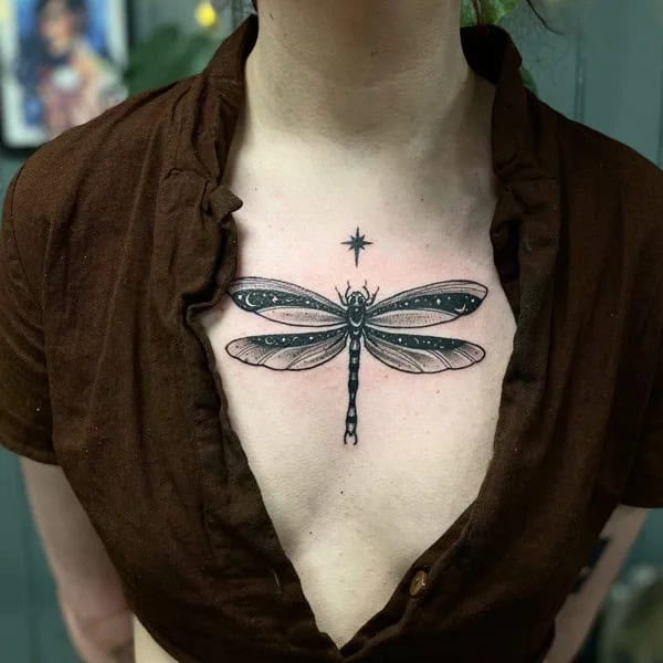 More Sublime Entries Of Dragonfly Tattoos