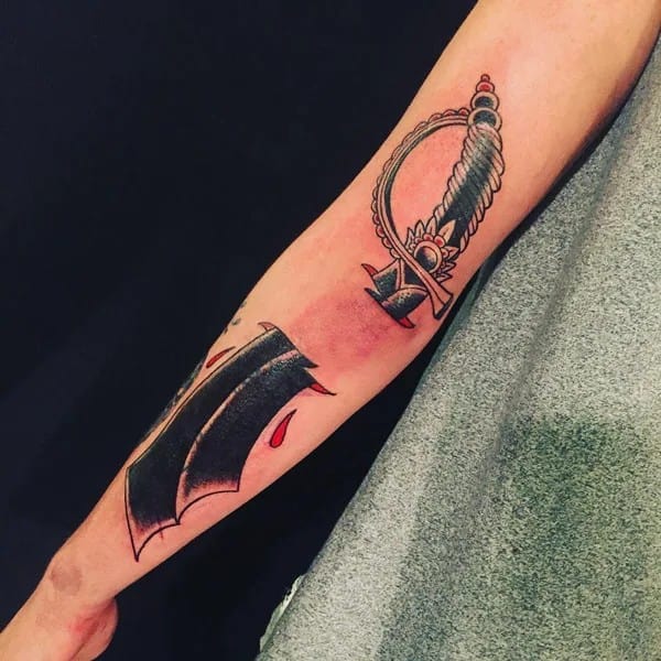 Black Sword Tattoo