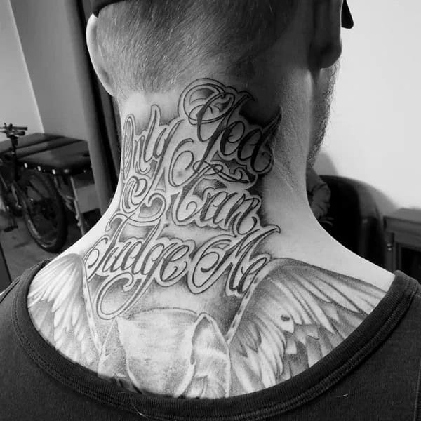 More Unique “Only God Can Judge Me” Tattoos To Take Inspiration From