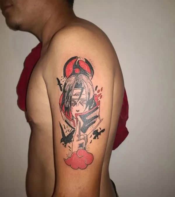 Itachi Hand Tattoo