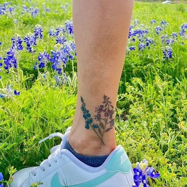 Interesting History and Various Meanings Of Bluebonnet Tattoo