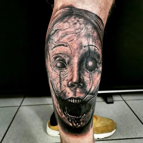 Old School Horror Tattoo