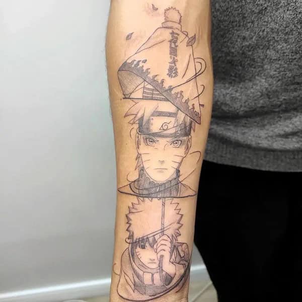 Anime Foot Tattoo