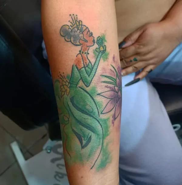 Princess And The Frog Tattoo