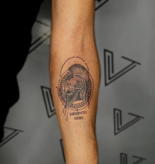 Memento Mori Sparta Tattoo