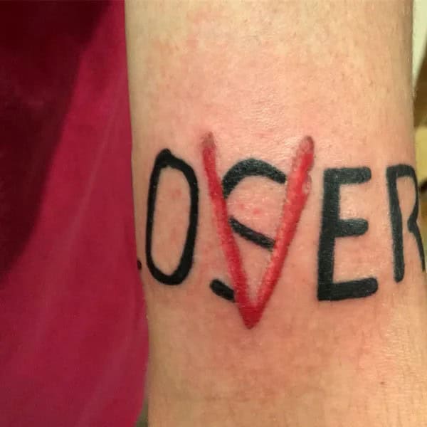 Evil Loser Lover tattoo