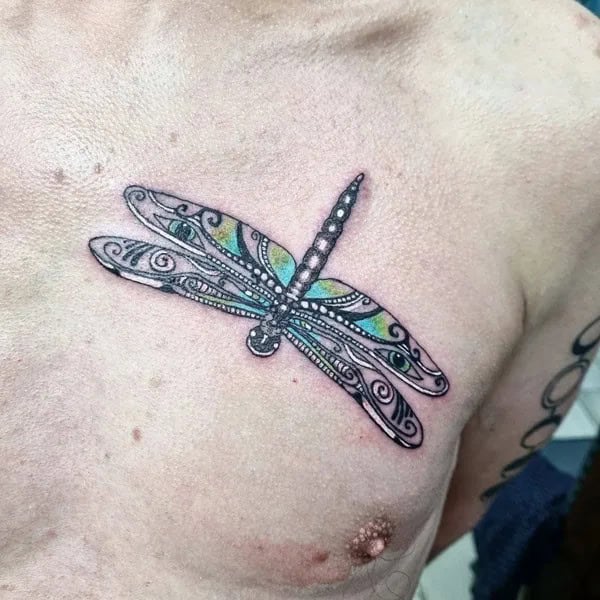 More Sublime Entries Of Dragonfly Tattoos