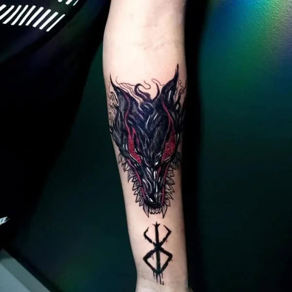 Berserk Wolf Tattoo