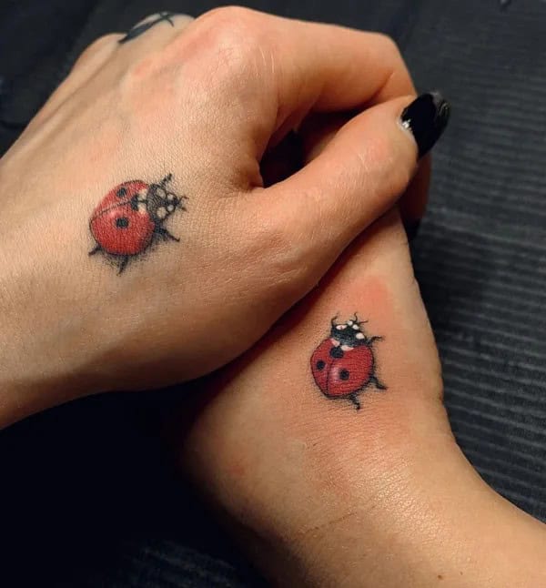 Couple Ladybug Tattoo