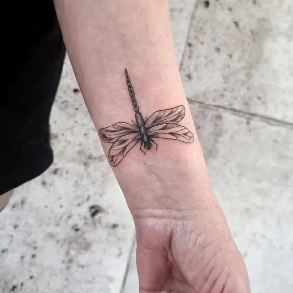 More Sublime Entries Of Dragonfly Tattoos