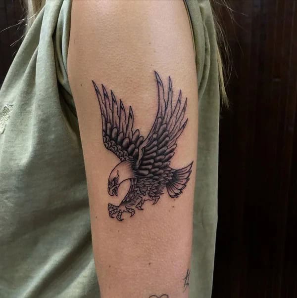 Eagle Tattoo on the Arm