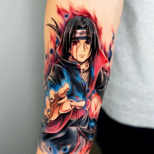 Madara Sharingan Tattoo