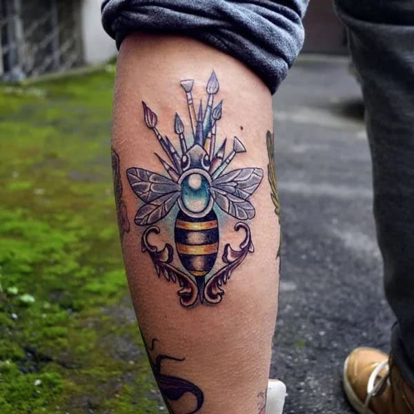 Vintage Bee tattoo