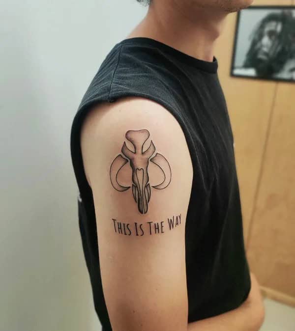 Mandalorian Symbol Tattoo